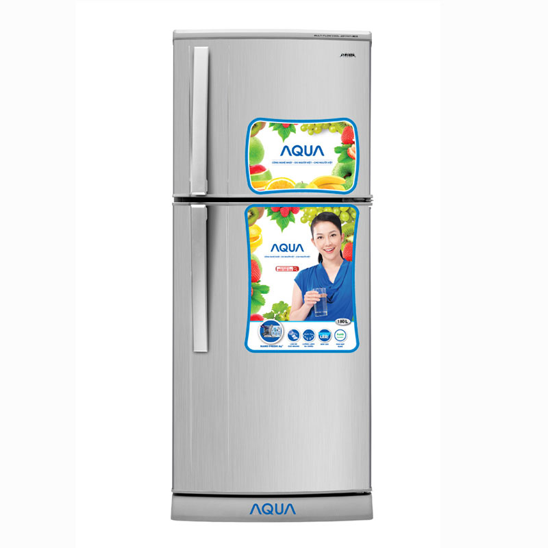 Tủ lạnh Aqua AQR-S185AN màu bạc (SN)